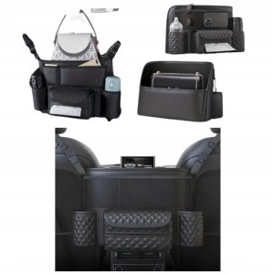 Organizer samochodowy między fotel siedzenie do samochodu torba pikowany