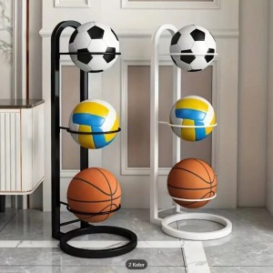 Stojak na 3 piłki półka organizer przechowywania piłek