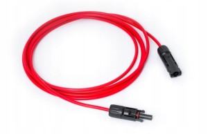 Przedłużacz kabel solarny 4 MC4 Betteri 1m czerwon