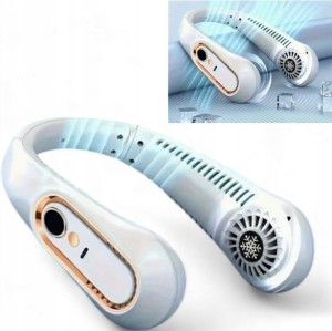 WENTYLATOR NA SZYJĘ 5-STOPNIOWA REGULACJA PRĘDKOŚCI MOCNY BIAŁY