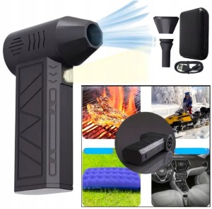 Ręczny wentylator TURBO dmuchawa do kurzu komputera rozpalania grilla mega