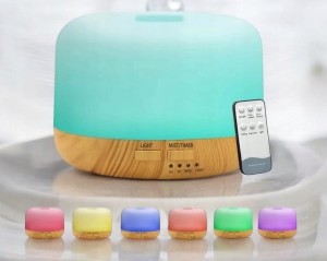 NAWILŻACZ POWIETRZA 4w1 LAMPKA NOCNA ZAPACHOWY DYFUZOR AROMATERAPIA TIMER