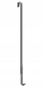 Uchwyt PV do paneli regulowany prosty poręcz 6 cm S4DK60 