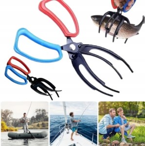 SZCZYPCE CHWYTAK DO RYB Z 2 PAZURAMI ŁOWIENIE ŁAPANIE NARZĘDZIA WĘDKARSKIE