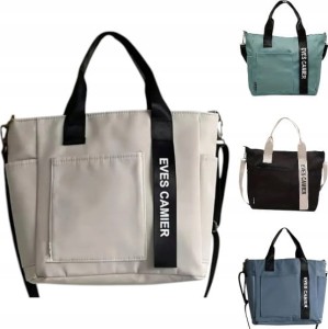 Torba torebka Crossbody damska na ramię na co dzień do szkoły pracy BIAŁA