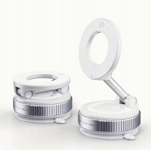 UCHWYT SAMOCHODOWY MAGNETYCZNY MAGSAFE NA TELEFON OBROTOWY SSĄCY MOCNY BIAŁ