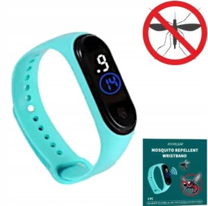 ULTRADZWIĘKOWA OPASKA BRANSOLETKA ZEGAREK PRZECIW KOMAROM NA KOMARY TURKUS