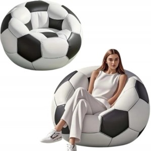 Nadmuchiwana sofa materac pufa piłka nożna do ogrodu camping basen plaże