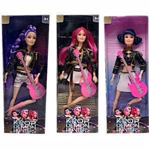 Zestaw lalek K-Pop Demon Hunters bohaterki filmu Rumi Mira Zoey ZESTAW 3SZT