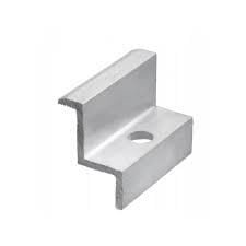 Klema końcowa 35mm anodowana srebrna