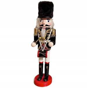 DZIADEK DO ORZECHÓW ŻOŁNIERZ DEWNIANY OZDOBA ŚWIĄTECZNA FIGURKA PREZENT