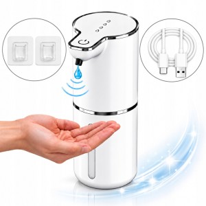 Dozownik do mydła automatyczny Dyspenser Bezdotykowy na ścianę 380ml USB